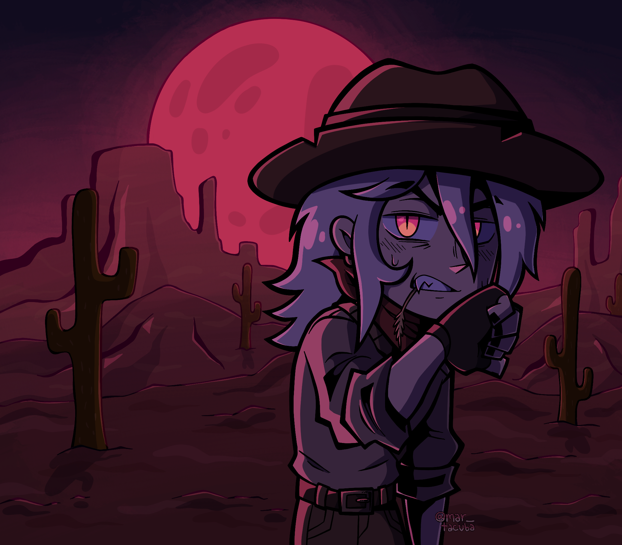'Vampire Cowboy'..OC Name: West.
